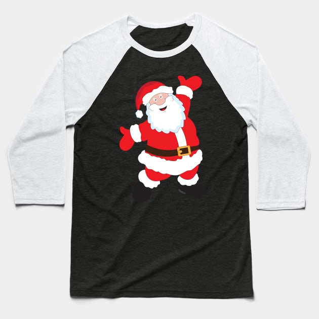 santa claus Baseball T-Shirt by EmarDesign